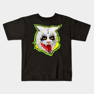 Black Metal Cat Kids T-Shirt